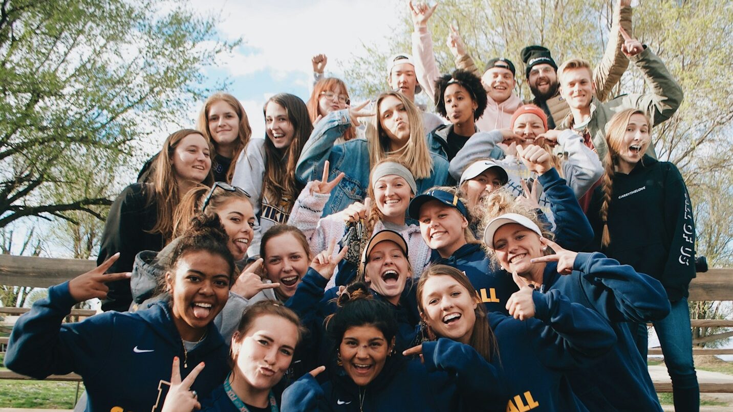 group of teenager taking group photo